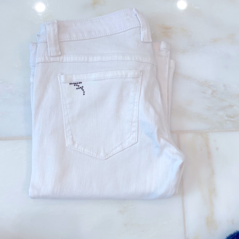 FRANKIE B size 25 bell bottoms white